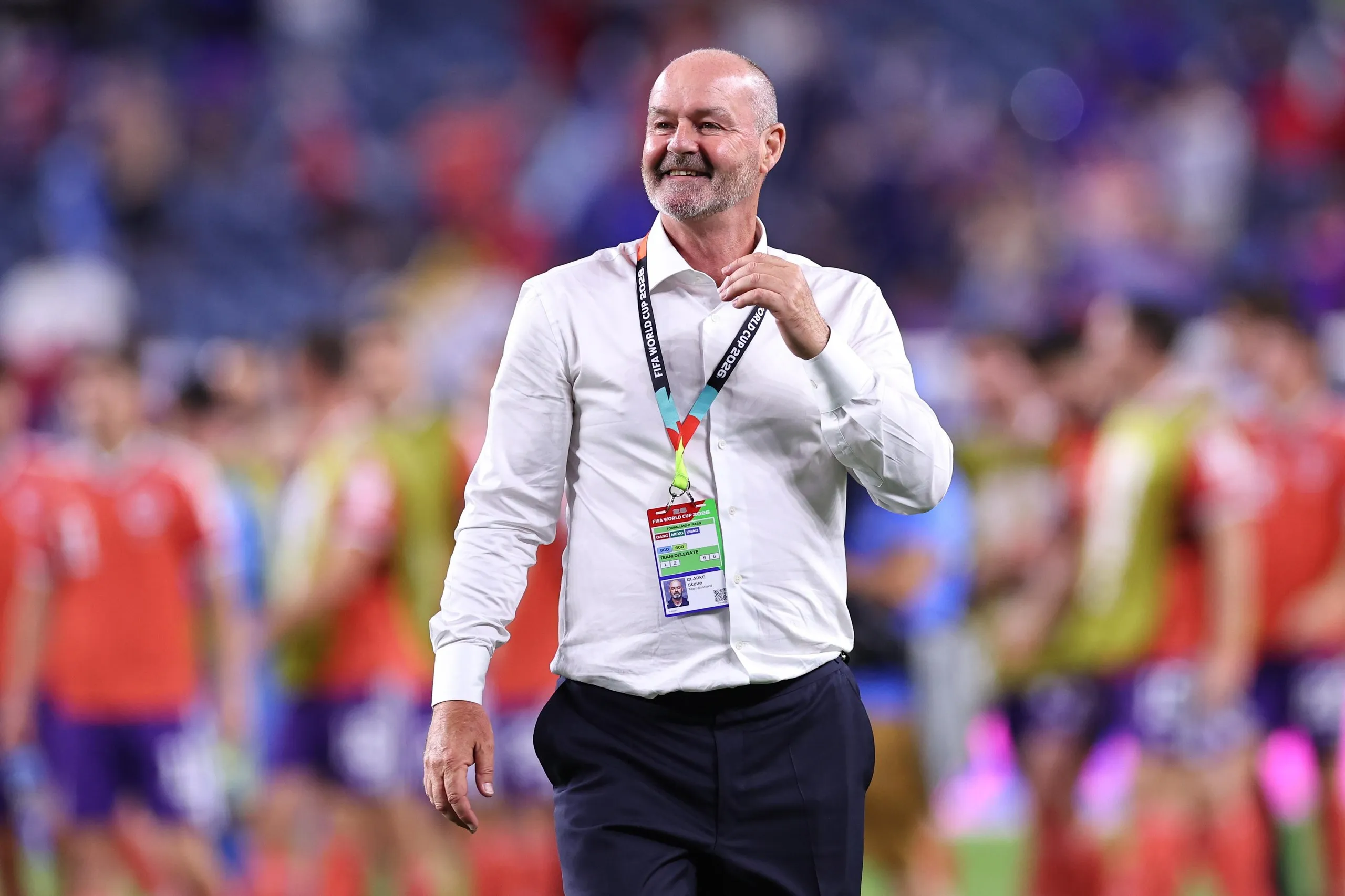 Steve Clarke after the match between Scotland and Haiti
