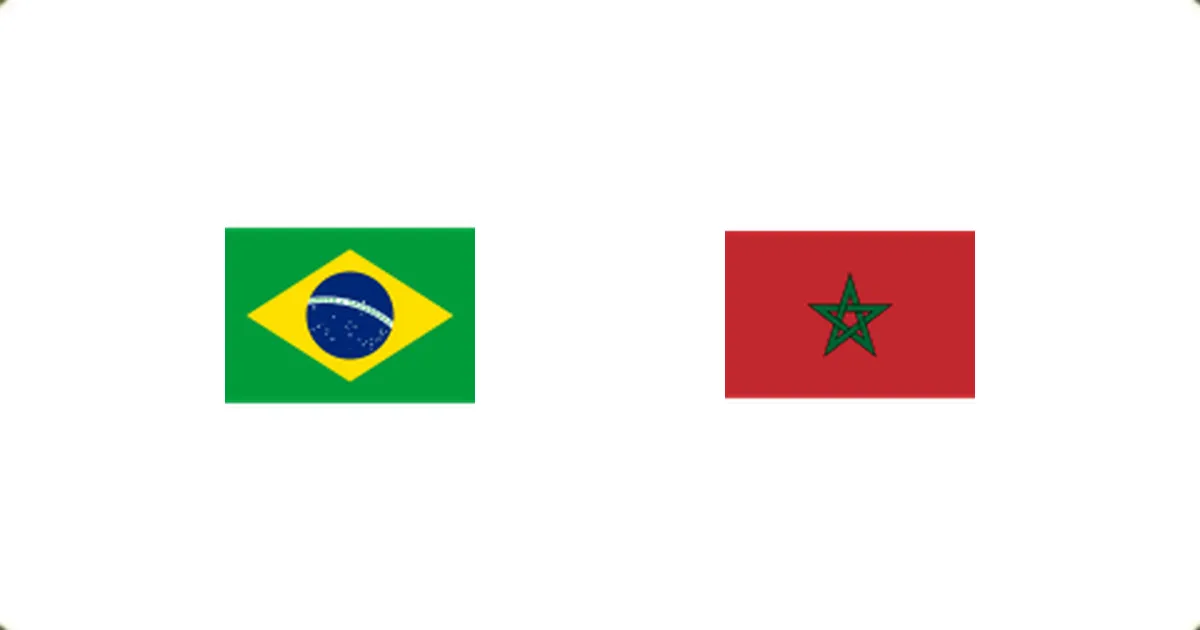 Prediction cover: Brazil vs Morocco