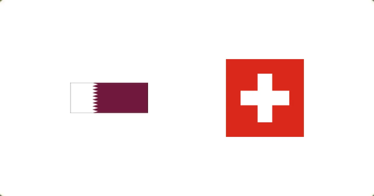 Prediction cover: Qatar vs Switzerland