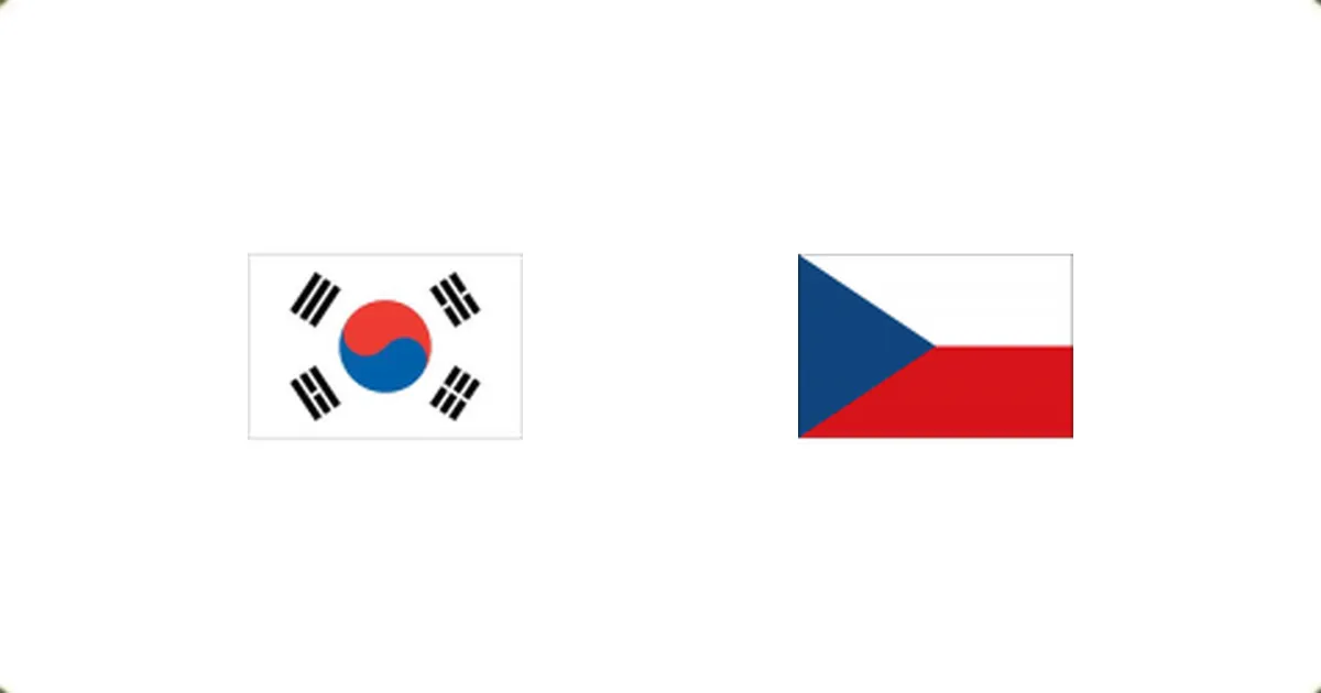 Prediction cover: South Korea vs Czech Republic